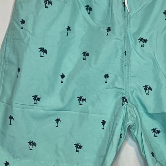 Men's Swimwear Aqua Trunks With Palm Trees Size XL NWT's - Picture 6 of 6